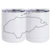 10 oz. White Stainless Steel Short Tumbler Thumbnail