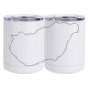 10 oz. White Stainless Steel Short Tumbler Thumbnail