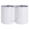 10 oz. White Stainless Steel Short Tumbler Thumbnail