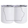10 oz. White Stainless Steel Short Tumbler Thumbnail