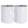 10 oz. White Stainless Steel Short Tumbler Thumbnail