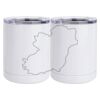 10 oz. White Stainless Steel Short Tumbler Thumbnail