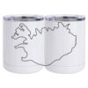 10 oz. White Stainless Steel Short Tumbler Thumbnail