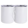 10 oz. White Stainless Steel Short Tumbler Thumbnail