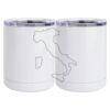 10 oz. White Stainless Steel Short Tumbler Thumbnail