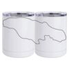 10 oz. White Stainless Steel Short Tumbler Thumbnail