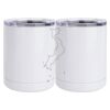 10 oz. White Stainless Steel Short Tumbler Thumbnail