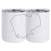 10 oz. White Stainless Steel Short Tumbler Thumbnail