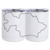 10 oz. White Stainless Steel Short Tumbler Thumbnail