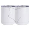 10 oz. White Stainless Steel Short Tumbler Thumbnail