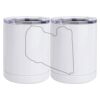 10 oz. White Stainless Steel Short Tumbler Thumbnail