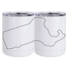 10 oz. White Stainless Steel Short Tumbler Thumbnail