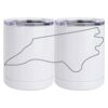 10 oz. White Stainless Steel Short Tumbler Thumbnail