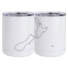 10 oz. White Stainless Steel Short Tumbler Thumbnail