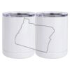 10 oz. White Stainless Steel Short Tumbler Thumbnail
