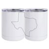 10 oz. White Stainless Steel Short Tumbler Thumbnail