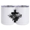 10 oz. White Stainless Steel Short Tumbler Thumbnail