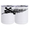 10 oz. White Stainless Steel Short Tumbler Thumbnail