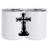 10 oz. White Stainless Steel Short Tumbler Thumbnail