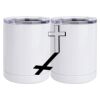10 oz. White Stainless Steel Short Tumbler Thumbnail