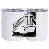 10 oz. White Stainless Steel Short Tumbler Thumbnail