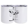 10 oz. White Stainless Steel Short Tumbler Thumbnail