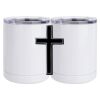 10 oz. White Stainless Steel Short Tumbler Thumbnail