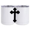 10 oz. White Stainless Steel Short Tumbler Thumbnail