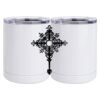 10 oz. White Stainless Steel Short Tumbler Thumbnail