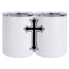 10 oz. White Stainless Steel Short Tumbler Thumbnail