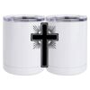 10 oz. White Stainless Steel Short Tumbler Thumbnail