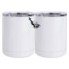 10 oz. White Stainless Steel Short Tumbler Thumbnail