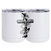 10 oz. White Stainless Steel Short Tumbler Thumbnail