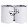 10 oz. White Stainless Steel Short Tumbler Thumbnail