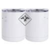 10 oz. White Stainless Steel Short Tumbler Thumbnail