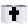10 oz. White Stainless Steel Short Tumbler Thumbnail