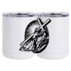 10 oz. White Stainless Steel Short Tumbler Thumbnail