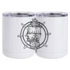 10 oz. White Stainless Steel Short Tumbler Thumbnail