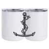 10 oz. White Stainless Steel Short Tumbler Thumbnail