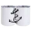 10 oz. White Stainless Steel Short Tumbler Thumbnail