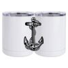 10 oz. White Stainless Steel Short Tumbler Thumbnail