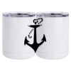 10 oz. White Stainless Steel Short Tumbler Thumbnail