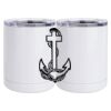 10 oz. White Stainless Steel Short Tumbler Thumbnail