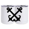 10 oz. White Stainless Steel Short Tumbler Thumbnail