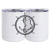 10 oz. White Stainless Steel Short Tumbler Thumbnail