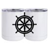10 oz. White Stainless Steel Short Tumbler Thumbnail