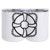 10 oz. White Stainless Steel Short Tumbler Thumbnail