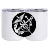 10 oz. White Stainless Steel Short Tumbler Thumbnail