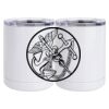 10 oz. White Stainless Steel Short Tumbler Thumbnail