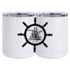10 oz. White Stainless Steel Short Tumbler Thumbnail